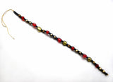 Black, Red and Gold Tie-in Dread Jewel