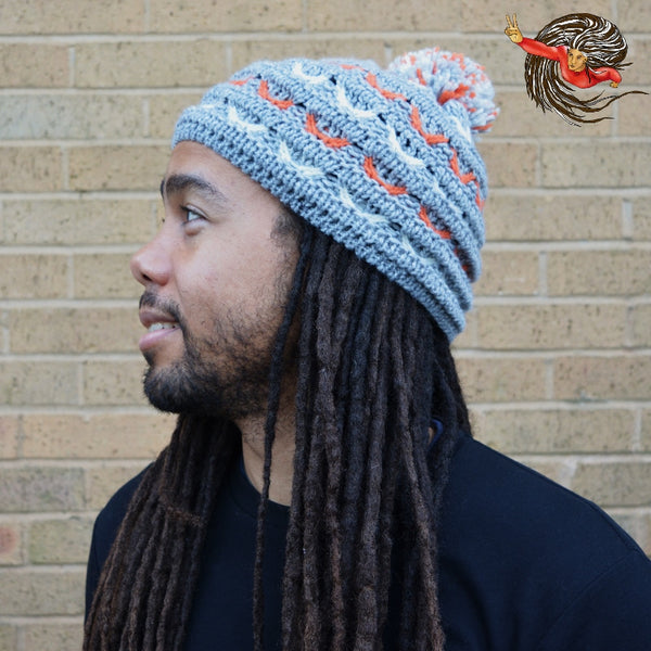 Wool hat for dreads cheap