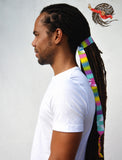 Colourful Pastel Long Dreadlocks Hair Tie