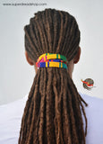 Multi-coloured Long Dreadlocks Hair Tie