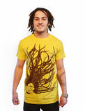 Super Dread Natty Dreadlocks T-Shirt - Yellow