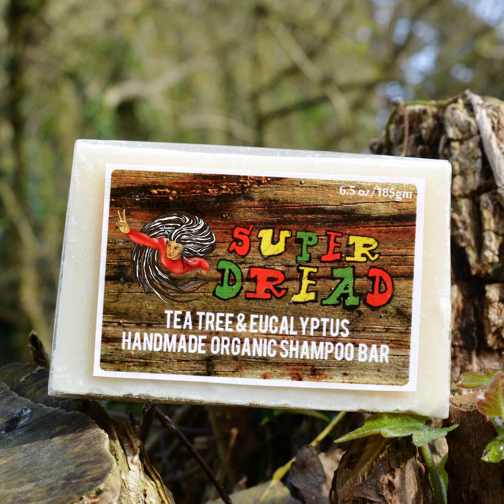 Tea Tree Eucalyptus Natural Dreadlock Shampoo Bar Residue Free