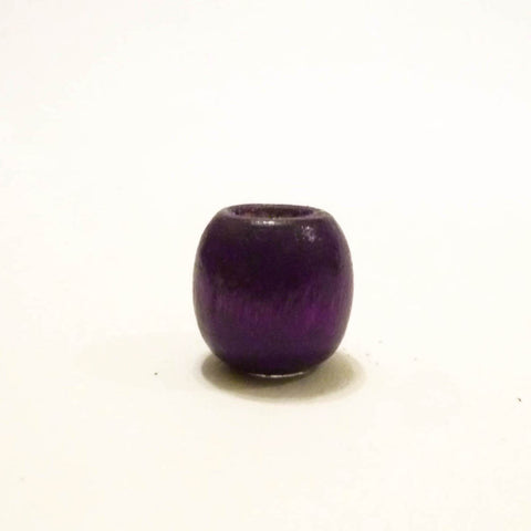 Purple Wooden Dreadlock Bead